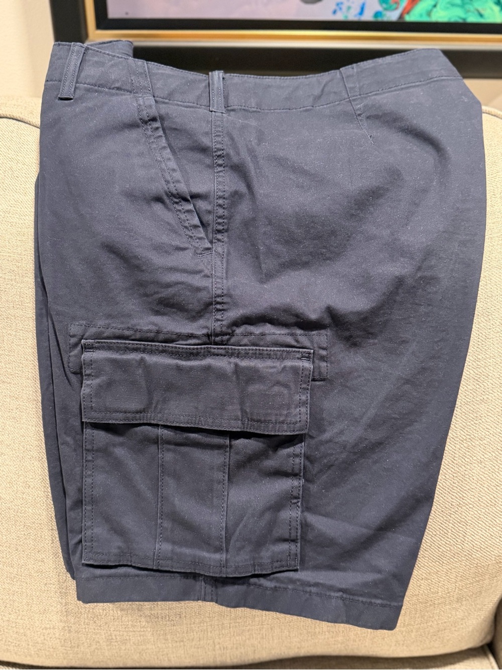Sonoma Dark Blue Casual Shorts with Adjustable Waist Tab
